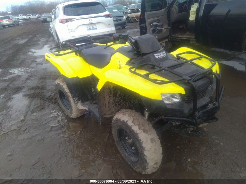 2018 HONDA TRX420 FA - 1HFTE47D5J4301006