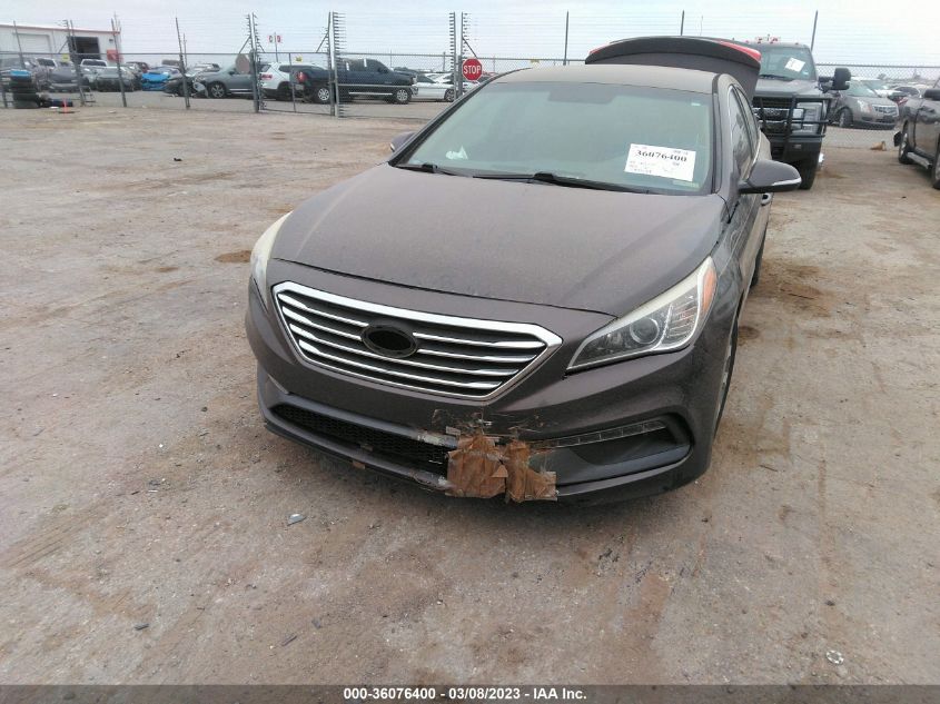 2015 HYUNDAI SONATA 2.4L SPORT - 5NPE34AF8FH075354