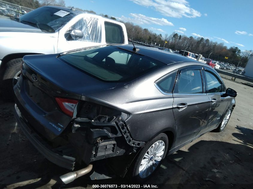 2016 FORD FUSION SE HYBRID - 3FA6P0LU1GR218873