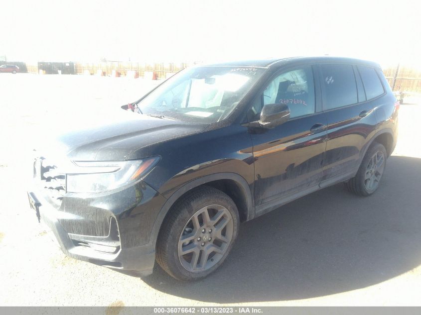2022 HONDA PASSPORT EX-L 5FNYF8H55NB013870
