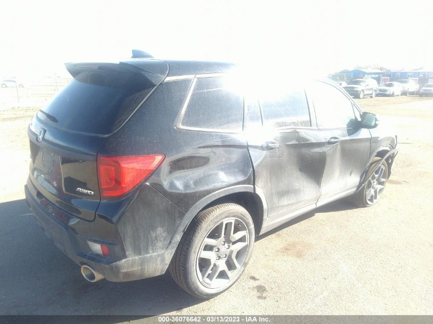 2022 HONDA PASSPORT EX-L 5FNYF8H55NB013870