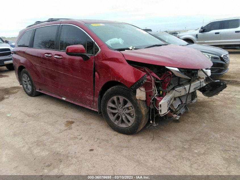 5TDYRKEC1NS084504 2022 TOYOTA SIENNA - Image 1