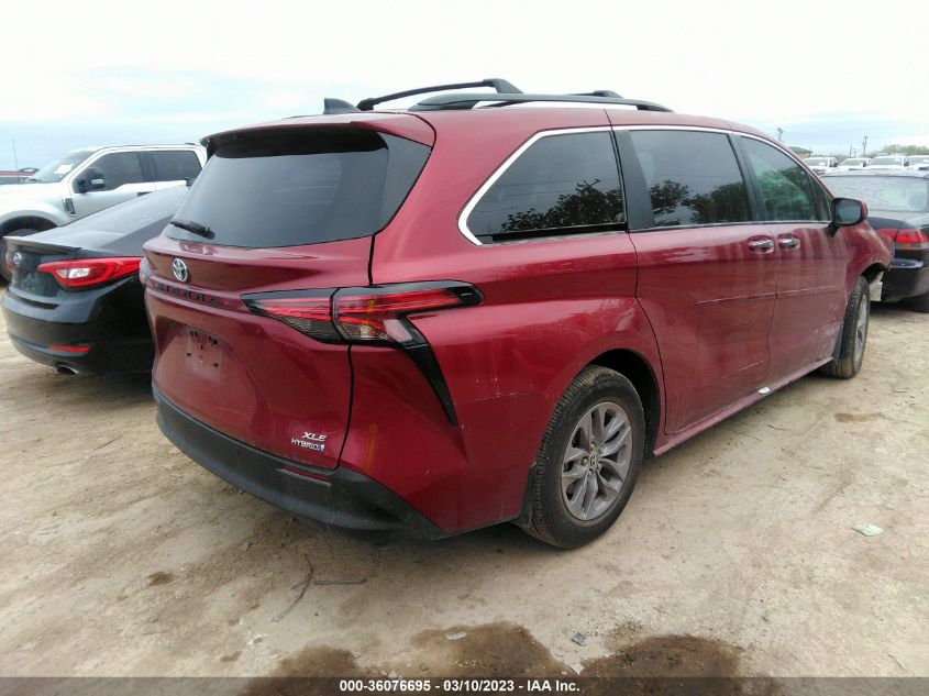 5TDYRKEC1NS084504 2022 TOYOTA SIENNA, photo no. 4