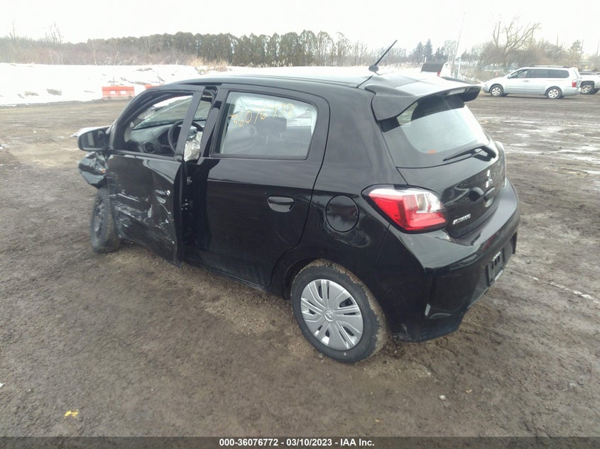 VIN ML32AUHJ0MH010788 2021 MITSUBISHI MIRAGE ES/LE/CARBONITE EDITION