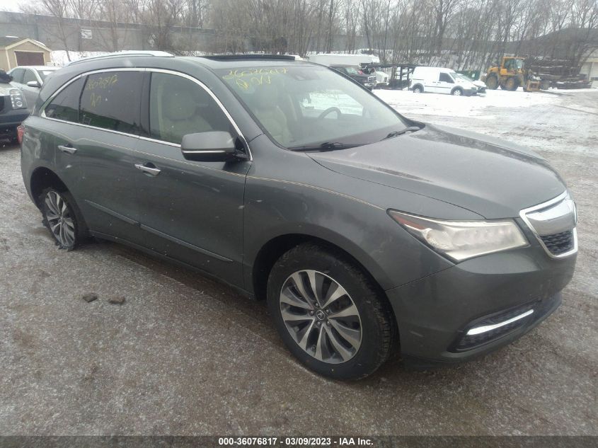 2015 ACURA MDX TECH PKG - 5FRYD3H43FB006349