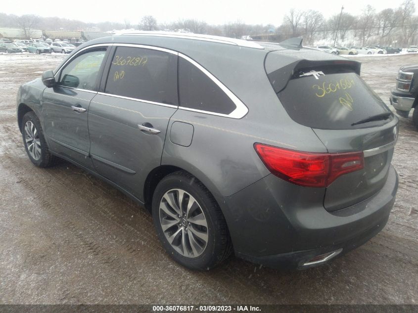 2015 ACURA MDX TECH PKG - 5FRYD3H43FB006349