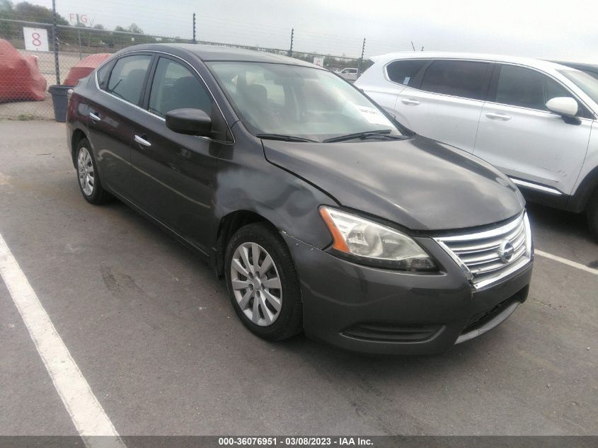 VIN 3N1AB7AP0DL778880 2013 NISSAN SENTRA no.1