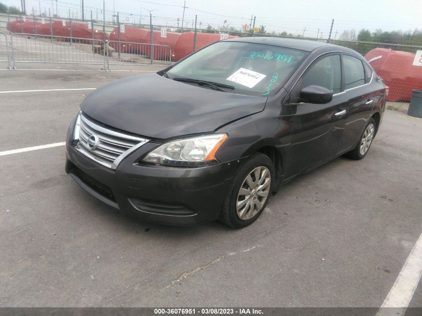 VIN 3N1AB7AP0DL778880 2013 NISSAN SENTRA no.2