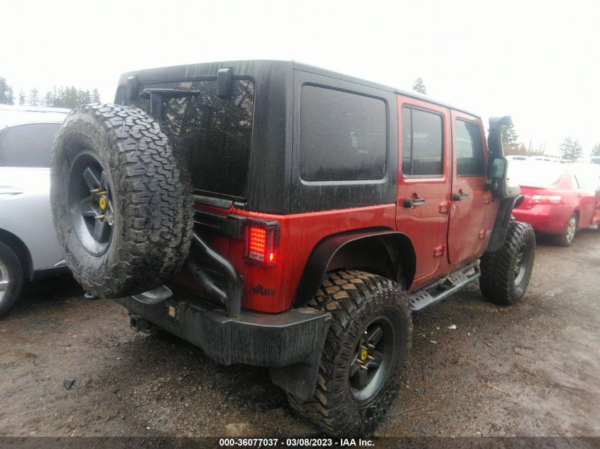 2014 JEEP WRANGLER UNLIMITED SPORT - 1C4BJWDG6EL297846