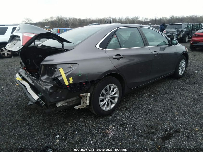 2016 TOYOTA CAMRY XLE/SE/LE/XSE - 4T4BF1FK5GR563216