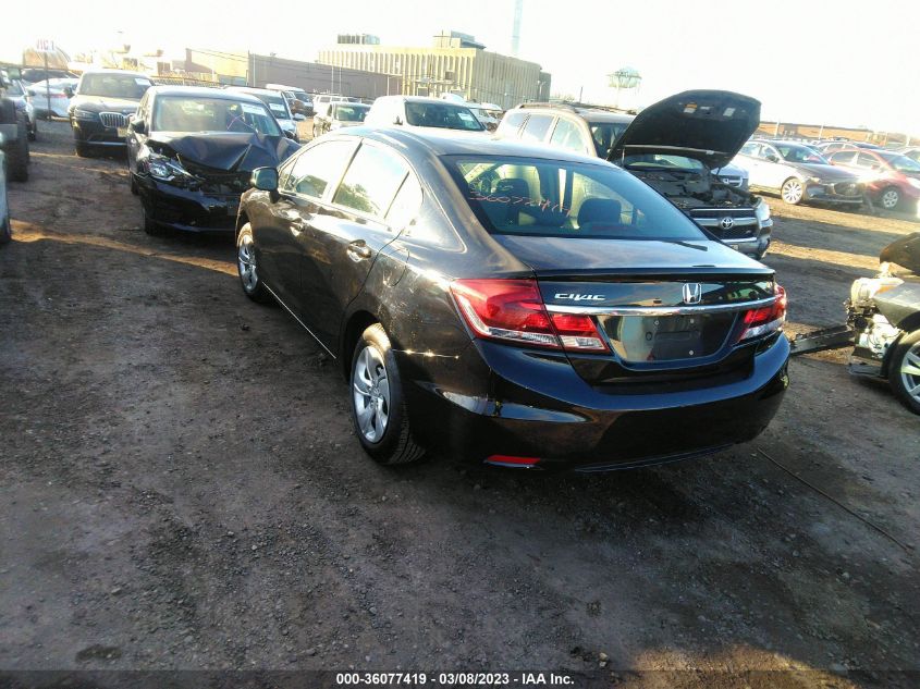 2013 HONDA CIVIC SDN LX - 19XFB2F55DE259079