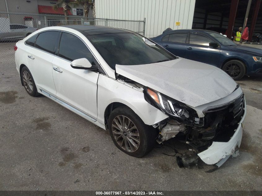 2015 HYUNDAI SONATA 2.4L LIMITED - 5NPE34AF2FH044343