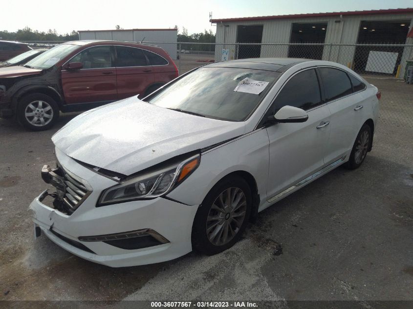 2015 HYUNDAI SONATA 2.4L LIMITED - 5NPE34AF2FH044343