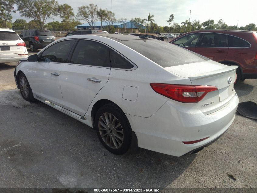 2015 HYUNDAI SONATA 2.4L LIMITED - 5NPE34AF2FH044343