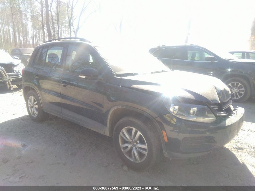 2016 VOLKSWAGEN TIGUAN S - WVGAV7AX7GW579307