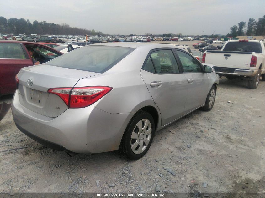 2014 TOYOTA COROLLA L/LE/S/S PLUS/LE PLUS - 5YFBURHE6EP022650