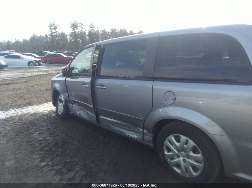 2016 DODGE GRAND CARAVAN SE - 2C4RDGBG6GR330482