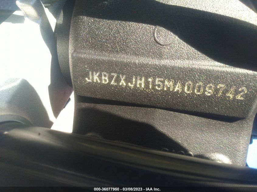 2021 KAWASAKI ZX636 K JKBZXJH15MA009742