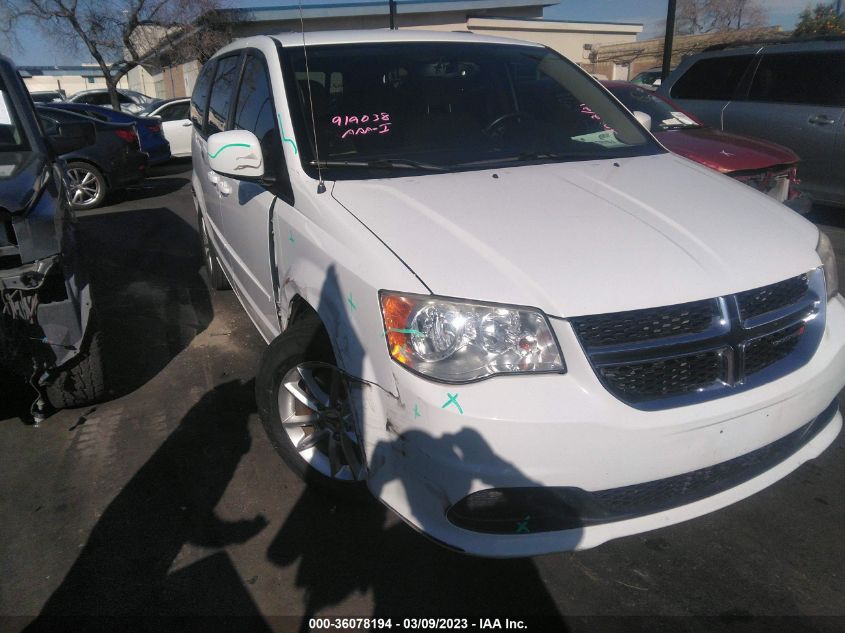 2013 DODGE GRAND CARAVAN SXT - 2C4RDGCG9DR814155