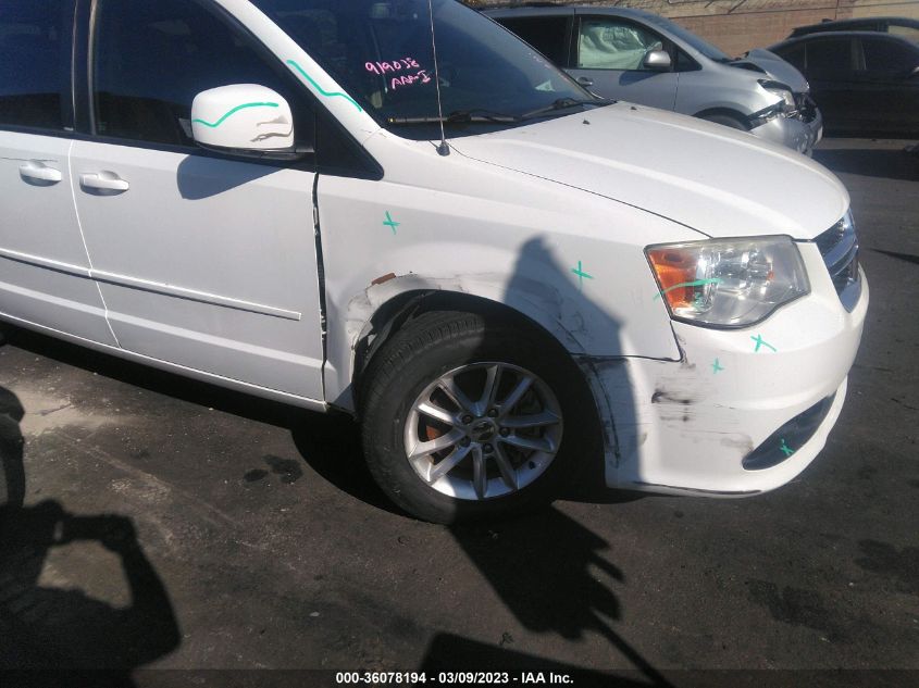 2013 DODGE GRAND CARAVAN SXT - 2C4RDGCG9DR814155