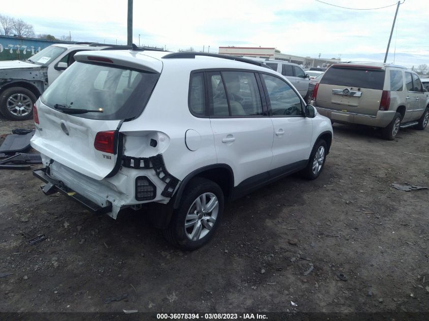 2017 VOLKSWAGEN TIGUAN S - WVGAV7AX1HW512817