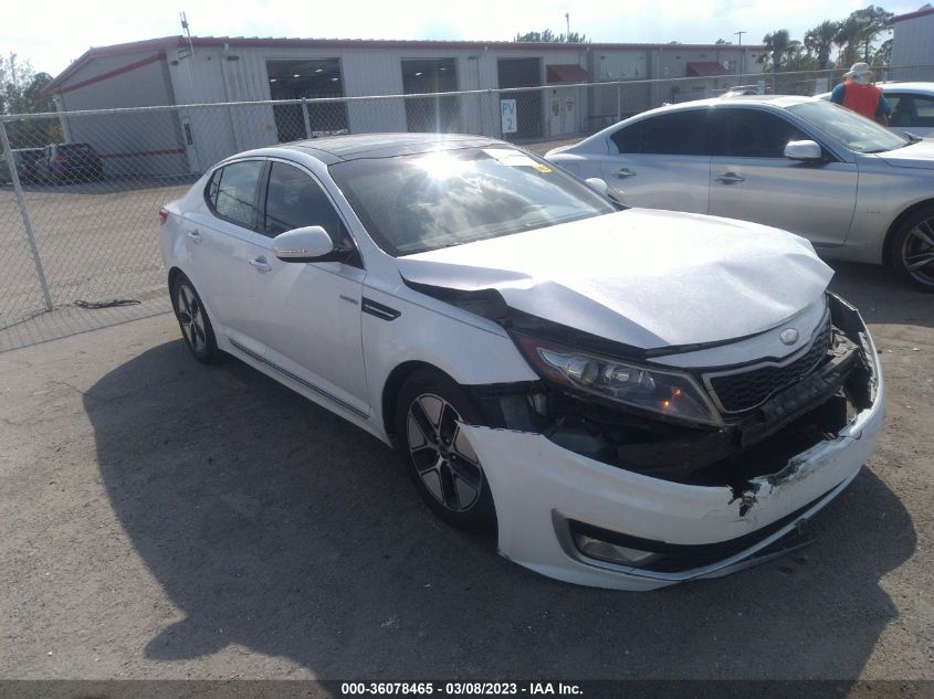 2013 KIA OPTIMA HYBRID EX - KNAGM4AD5D5039961