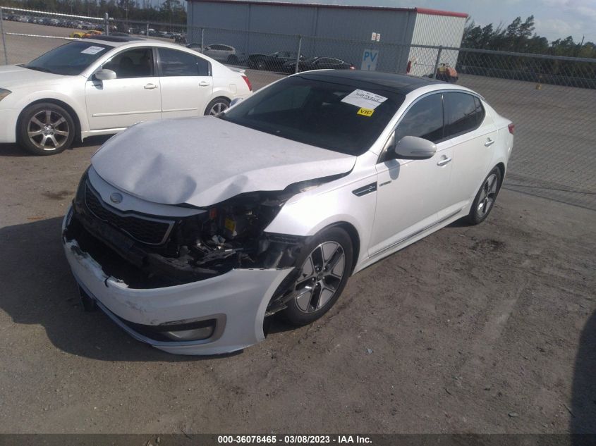 2013 KIA OPTIMA HYBRID EX - KNAGM4AD5D5039961