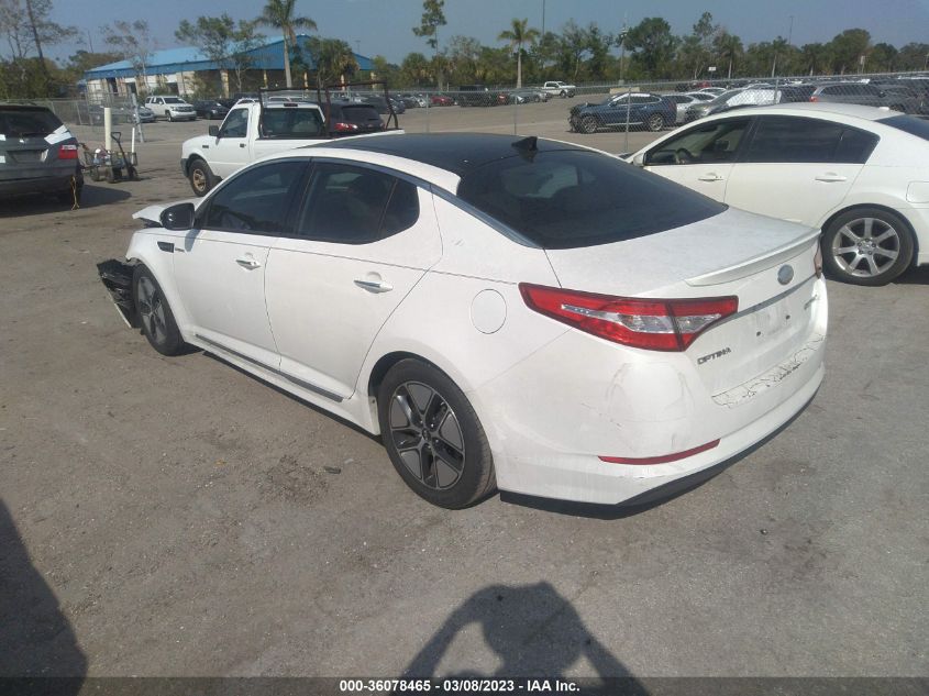 2013 KIA OPTIMA HYBRID EX - KNAGM4AD5D5039961
