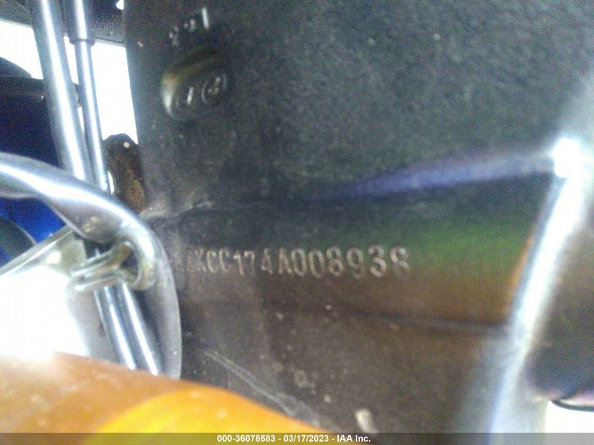 2004 KAWASAKI NINJA ZX 10R JKAZXCC174A008938