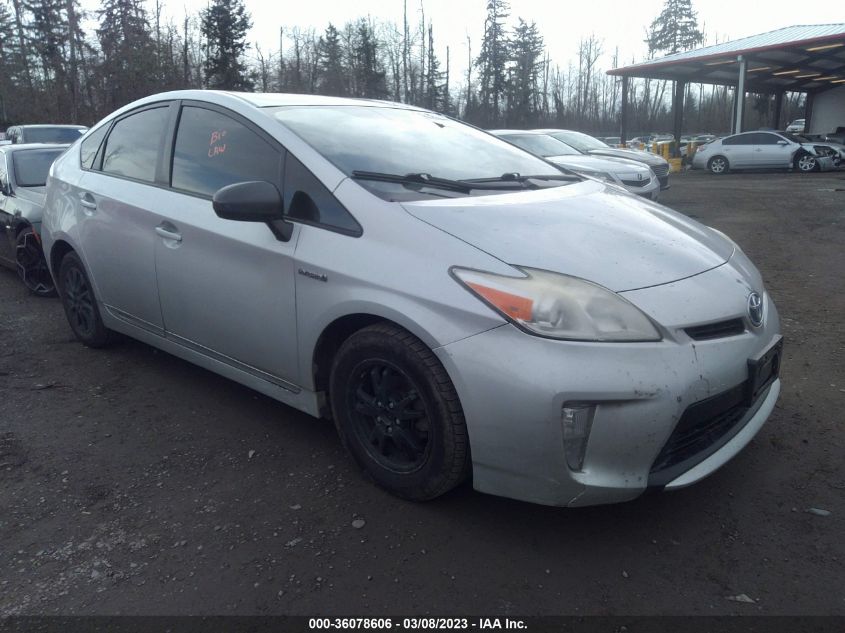 2013 TOYOTA PRIUS ONE/TWO/THREE/FOUR/FIVE - JTDKN3DU0D5584594