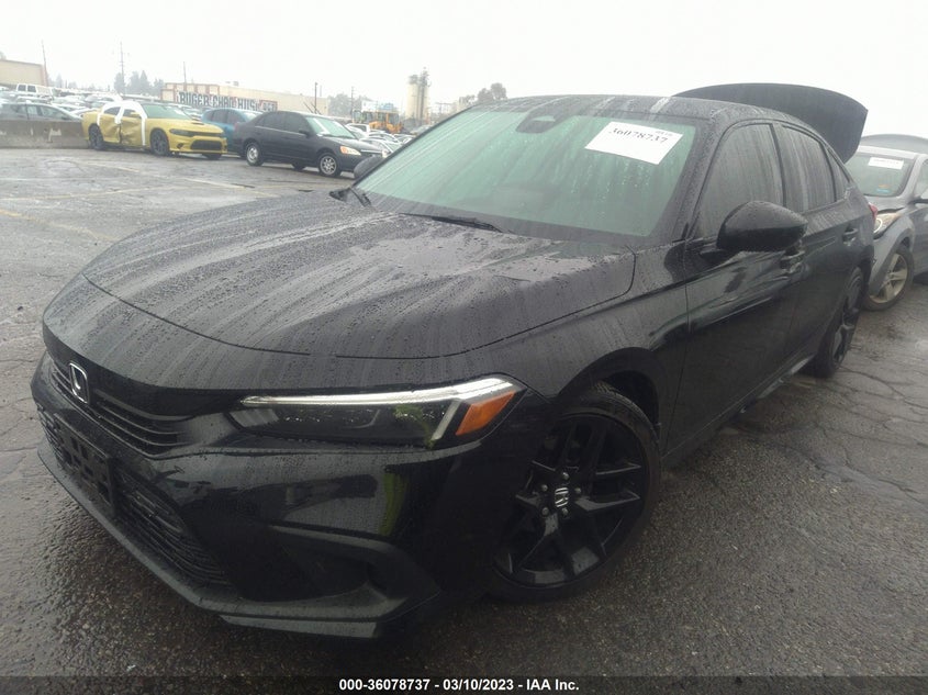 VIN 2HGFE2F58NH567779 2022 HONDA CIVIC SEDAN SPORT