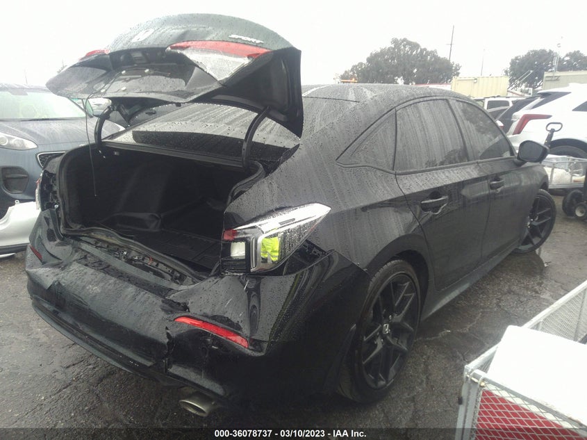 VIN 2HGFE2F58NH567779 2022 HONDA CIVIC SEDAN SPORT