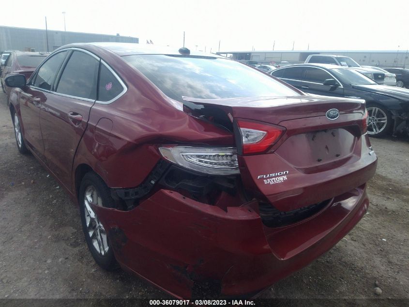 2016 FORD FUSION SE - 3FA6P0HD6GR359088