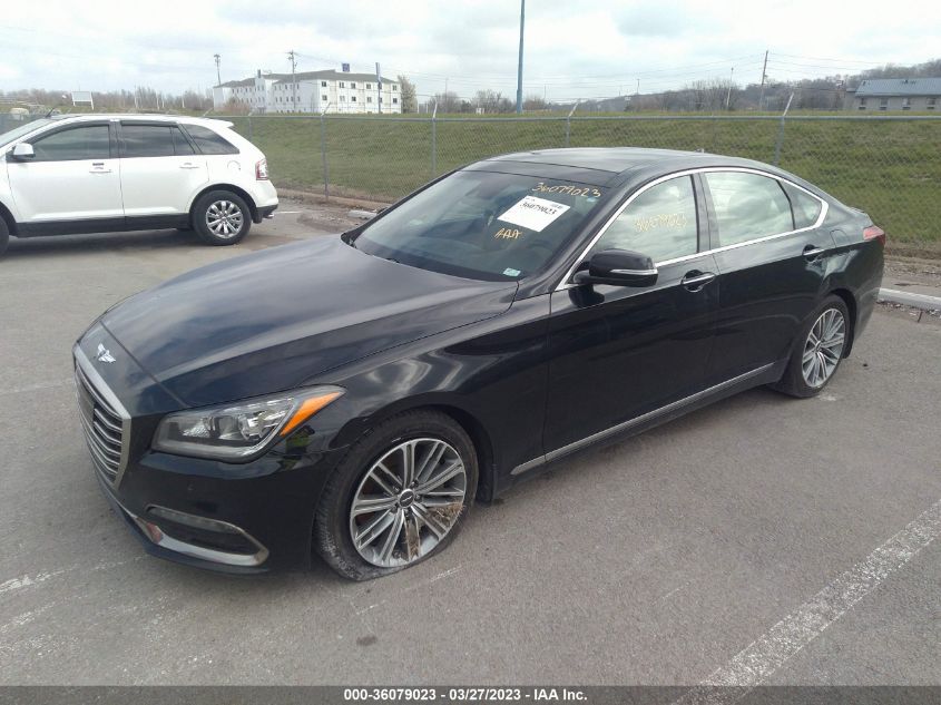2018 GENESIS G80 3.8L KMHGN4JE0JU224800