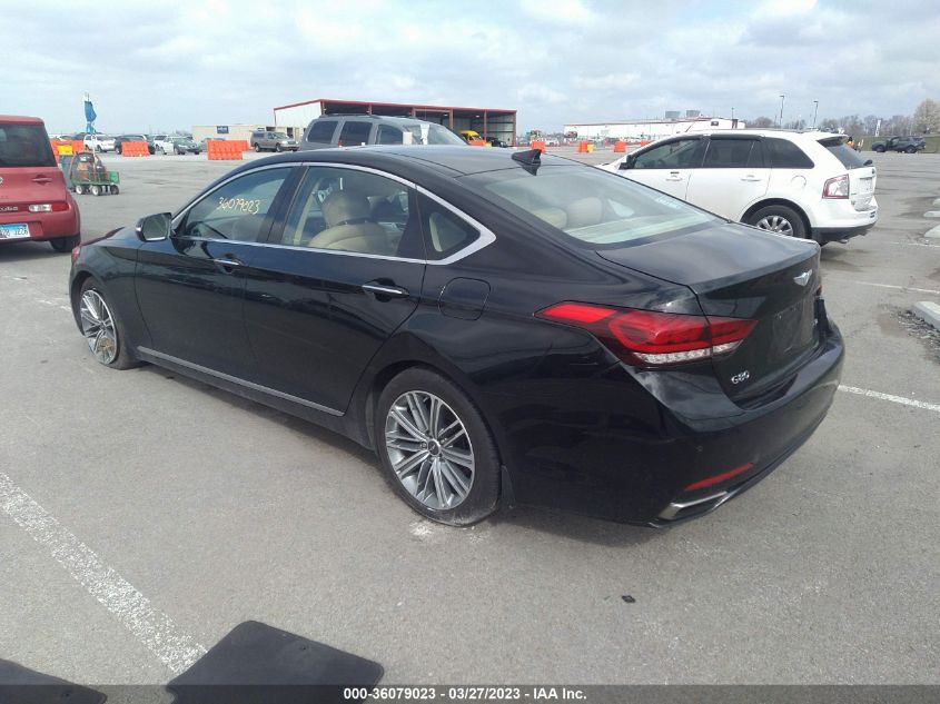 2018 GENESIS G80 3.8L KMHGN4JE0JU224800