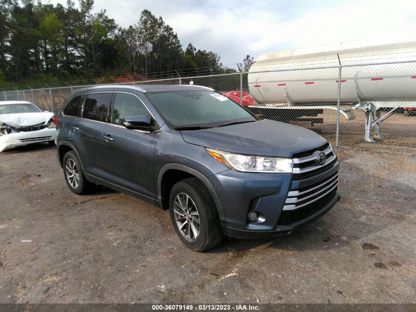 2019 TOYOTA HIGHLANDER SE/XLE - 5TDKZRFH3KS345121