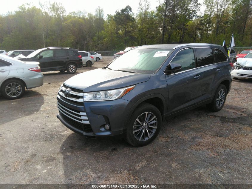 2019 TOYOTA HIGHLANDER SE/XLE - 5TDKZRFH3KS345121