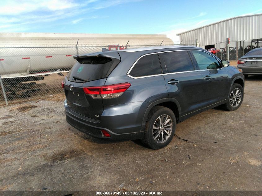 2019 TOYOTA HIGHLANDER SE/XLE - 5TDKZRFH3KS345121