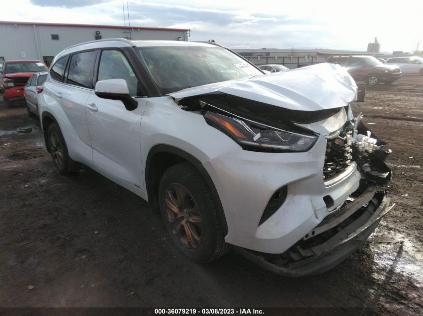 2022 TOYOTA HIGHLANDER HYBRID BRONZE EDITION - 5TDABRCH2NS549269