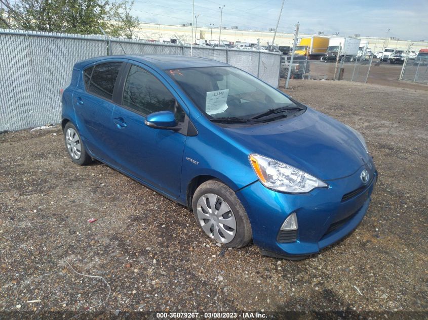 2013 TOYOTA PRIUS C ONE/TWO/THREE/FOUR - JTDKDTB34D1040913