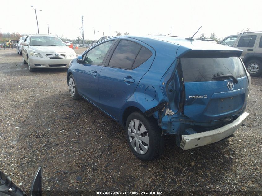 2013 TOYOTA PRIUS C ONE/TWO/THREE/FOUR - JTDKDTB34D1040913