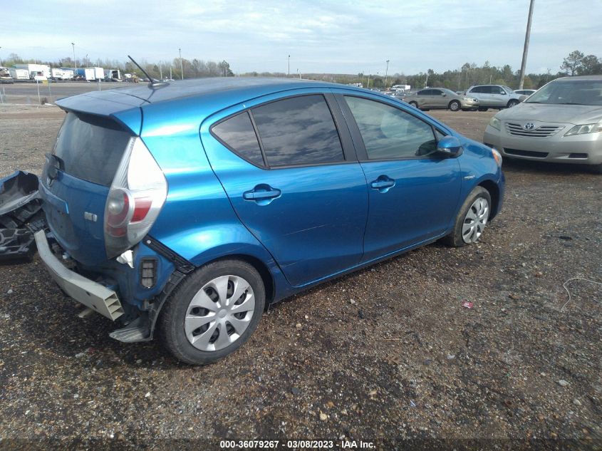 2013 TOYOTA PRIUS C ONE/TWO/THREE/FOUR - JTDKDTB34D1040913