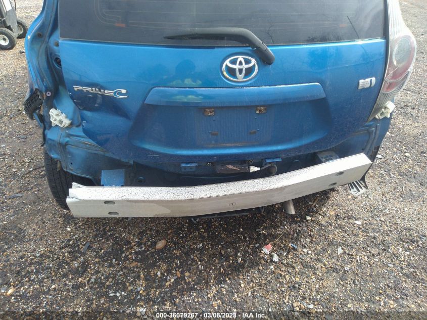 2013 TOYOTA PRIUS C ONE/TWO/THREE/FOUR - JTDKDTB34D1040913