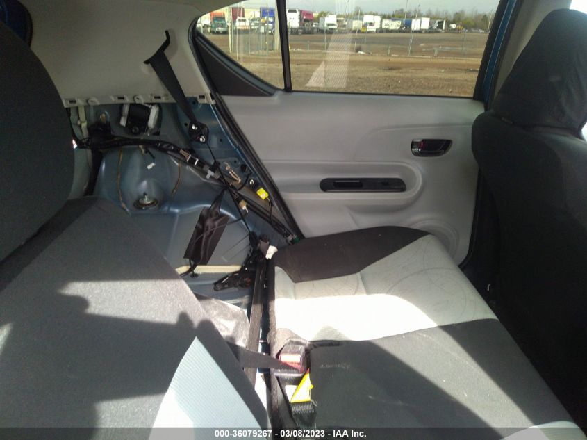 2013 TOYOTA PRIUS C ONE/TWO/THREE/FOUR - JTDKDTB34D1040913