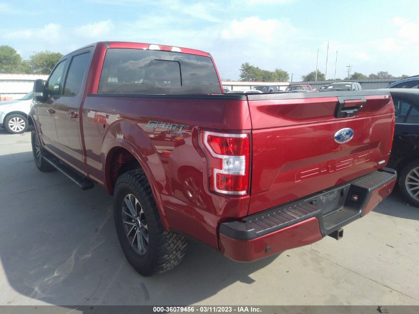 2018 FORD F-150 XL/XLT/LARIAT - 1FTFW1EG7JKC35487