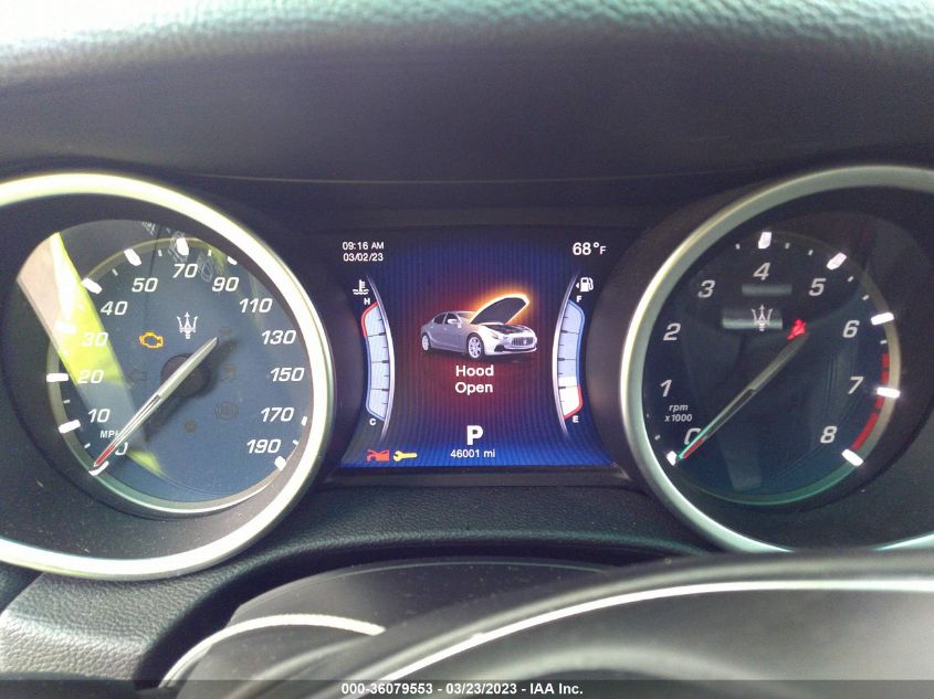2014 MASERATI GHIBLI S Q4 ZAM57RTA4E1085688