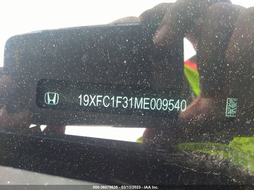 2021 HONDA CIVIC SEDAN EX - 19XFC1F31ME009540