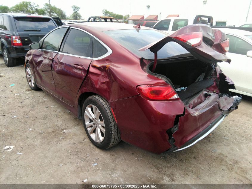 2016 CHRYSLER 200 LIMITED - 1C3CCCAB2GN124939