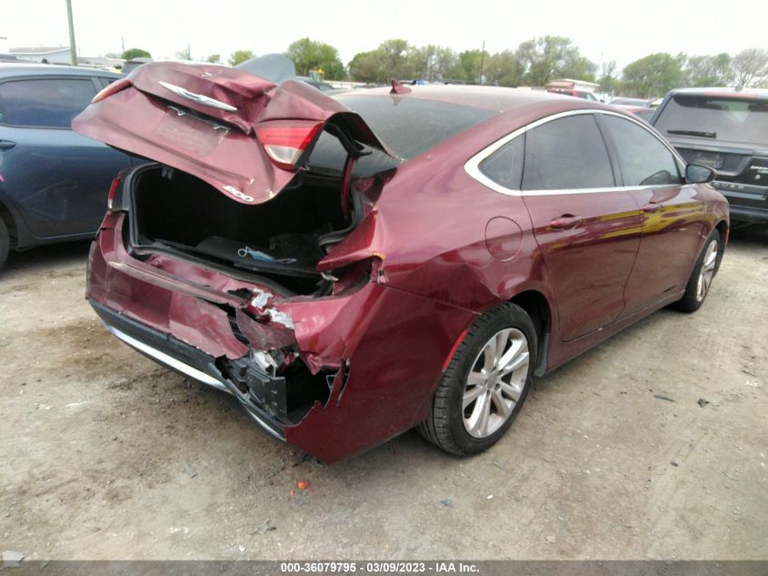 2016 CHRYSLER 200 LIMITED - 1C3CCCAB2GN124939
