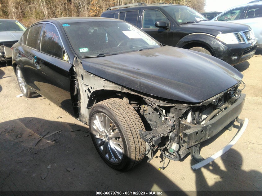VIN JN1EV7ARXJM440981 2018 INFINITI Q50 3.0T LUXE